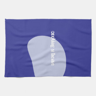Keukendoeken met blauw koel-neutraal ontwerp theedoek