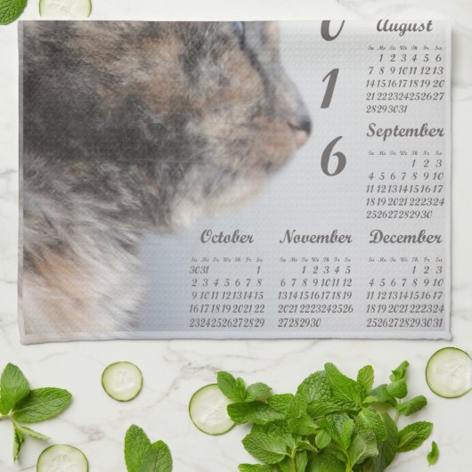 keukendoekkalender 2016 theedoek (Gevouwen)