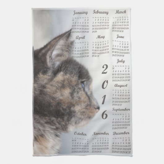 keukendoekkalender 2016 theedoek (Verticaal)