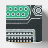 Keukendoos voor computergeek invoerpatroon bedankdoosjes (Bovenkant)