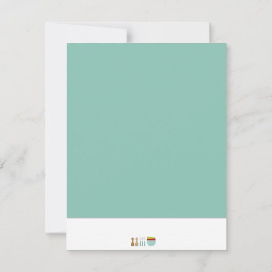 Keukendouche Kaart (Achterkant)