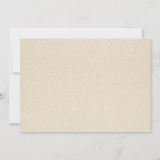 Keukendouche-uitnodiging Kaart (Achterkant)