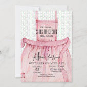 Keukendouche-uitnodiging, voorraad de keuken kaart (Voorkant)