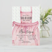 Keukendouche-uitnodiging, voorraad de keuken kaart (Staand voorkant)