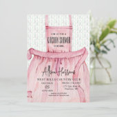 Keukendouche-uitnodiging, voorraad de keuken kaart (Staand voorkant)