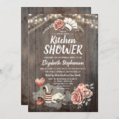 Keukendouwer - Rustisch Vrijgezellenfeest Kaart (Voorkant / Achterkant)