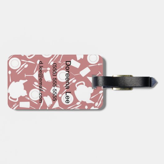 Keukenelementenpatroon Bagagelabel (Achterkant horizontaal)