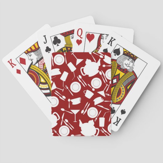 Keukenelementenpatroon Pokerkaarten (Achterkant)