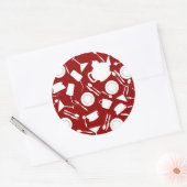 Keukenelementenpatroon Ronde Sticker (Envelop)