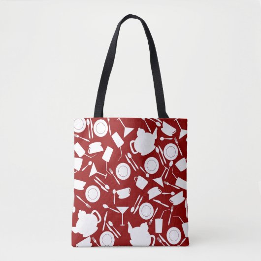 Keukenelementenpatroon Tote Bag (Voorkant)