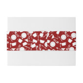 Keukenelementenpatroon Uitnodigingen Wikkel (Achterkant Voorbeeld)