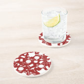 Keukenelementenpatroon Zandsteen Onderzetter (Zijkant)