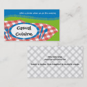 keukenetafstelling cateringbedrijf ... visitekaartje (Voorkant / Achterkant)