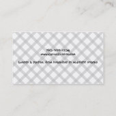 keukenetafstelling cateringbedrijf ... visitekaartje (Achterkant)