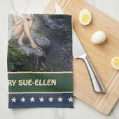 KeukenFairy handdoek met jouw naam (Quarter Fold)