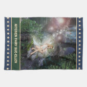 KeukenFairy handdoek met jouw naam (Horizontaal)