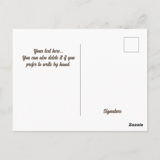 Keukenfamilie: katje met moeder en Kittens Briefkaart (Achterkant)