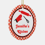 Keukenfamilie ontvangt decoratie (Rechts)