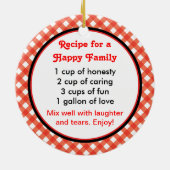 Keukenfamilie ontvangt decoratie (Achterkant)