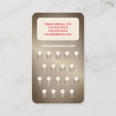 Keukenfaux-vintage Visitekaartje (Achterkant)