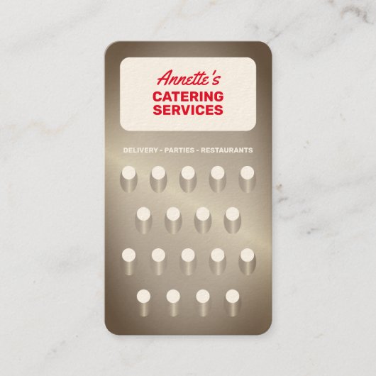 Keukenfaux-vintage Visitekaartje (Voorkant)