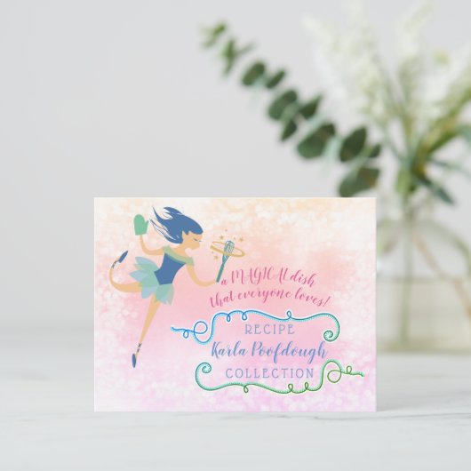 Keukenfee Magische Koken Recept Kaart (Staand voorkant)