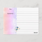 Keukenfee Magische Koken Recept Kaart (Achterkant)