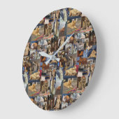 Keukenfotocollage, wandklok (Hoek)