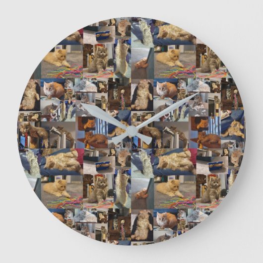 Keukenfotocollage, wandklok (Voorkant)