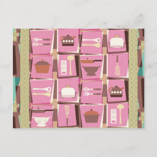 Keukengadgets - Roze Briefkaart (of Recipe Card)