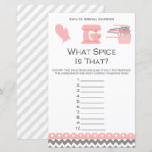 Keukengame Vrijgezellenfeest, AFGEDRUKT (Voorkant / Achterkant)