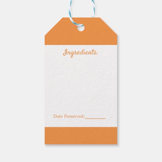 Keukengekookt Citrus Marmalade Gift Label Cadeaulabel (Achterkant)
