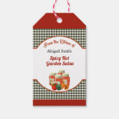 Keukengekookt Salsa Gift Label Cadeaulabel (Voorkant)