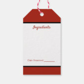 Keukengekookt Salsa Gift Label Cadeaulabel (Achterkant)