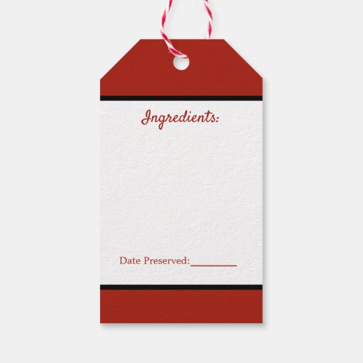 Keukengekookt Salsa Gift Label Cadeaulabel (Achterkant)