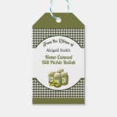 Keukengekookte kokkels en Label met cadeautjes Cadeaulabel (Voorkant)