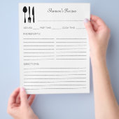 Keukengereedschap Aangepaste herstelpagina's Flyer (Hand)