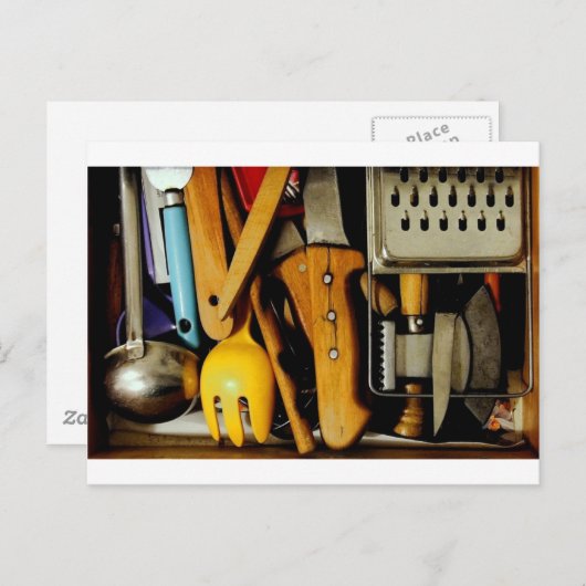 keukengereedschap briefkaart (Voorkant / Achterkant)