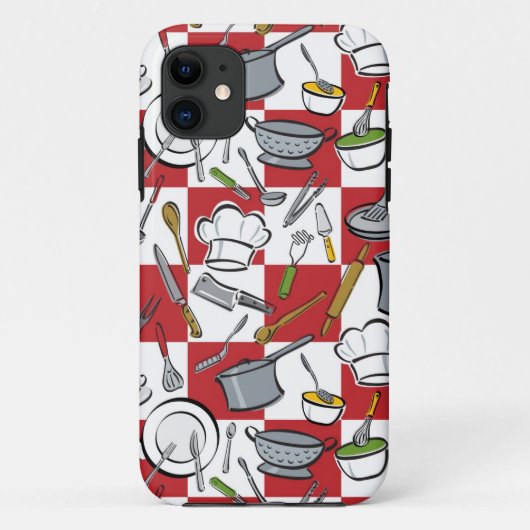 Keukengereedschap Check Case-Mate iPhone Case (Achterkant)