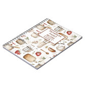 Keukengereedschap Gepersonaliseerd recept Notitieboek (Linkerzijde)