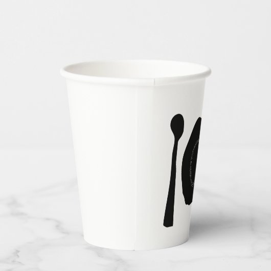 keukengereedschap papieren bekers (Rechts)