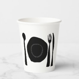 keukengereedschap papieren bekers