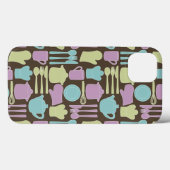Keukengereedschap Patroon 2 Case-Mate iPhone Case (Achterkant (horizontaal))