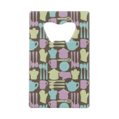 Keukengereedschap Patroon 2 Creditkaart Flessenopener (Achterkant)