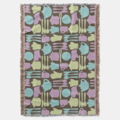 Keukengereedschap Patroon 2 Deken (Voorkant Verticaal)