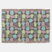 Keukengereedschap Patroon 2 Deken (Voorkant)