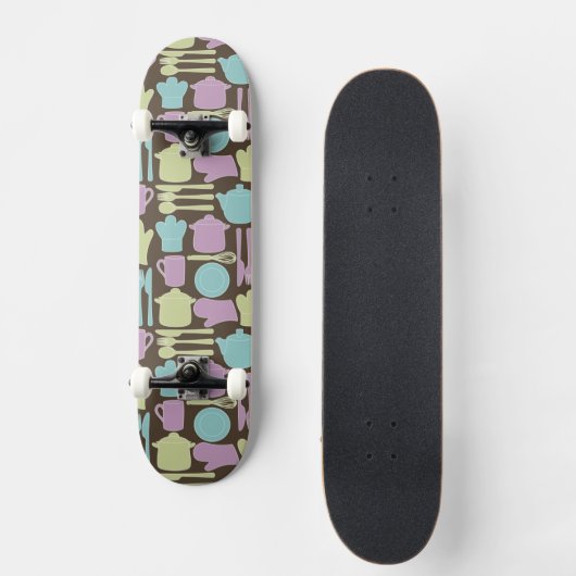 Keukengereedschap Patroon 2 Skateboard (Voorkant)
