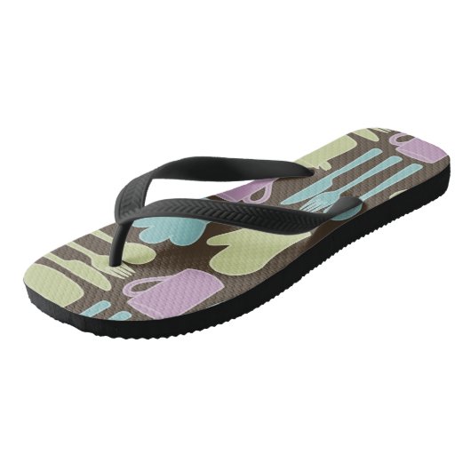 Keukengereedschap Patroon 2 Teenslippers (Schuin)