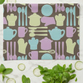 Keukengereedschap Patroon 2 Theedoek (Gevouwen)