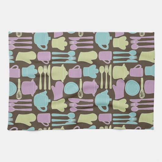 Keukengereedschap Patroon 2 Theedoek (Horizontaal)